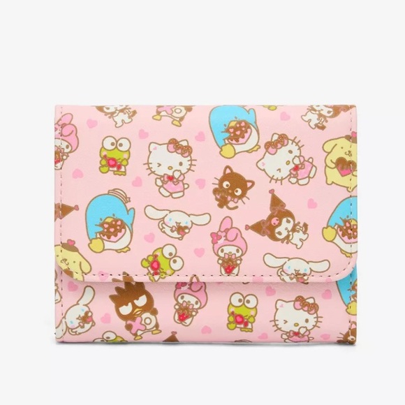 NWT Loungefly Hello Kitty & Friends Sweet Treats Mini Flap Wallet - Picture 2 of 6